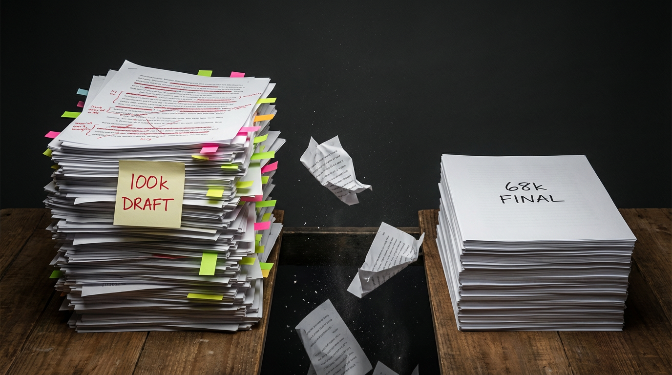 100K draft to 68K final